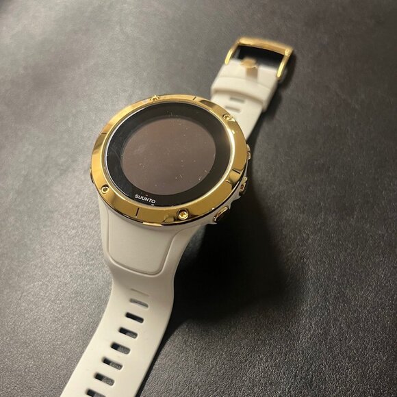 Suunto Spartan Trainer Wrist HR Watch, White / Gold - Picture 2 of 7